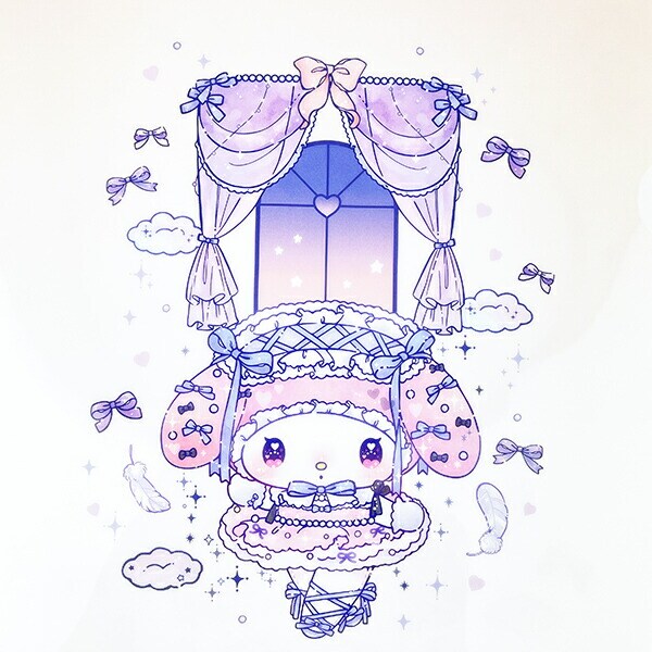 サンリオ マイメロディ&キキララ 50th×DOLLY MIX A4クリアファイル2枚セット 文具 Sanrio 日本製