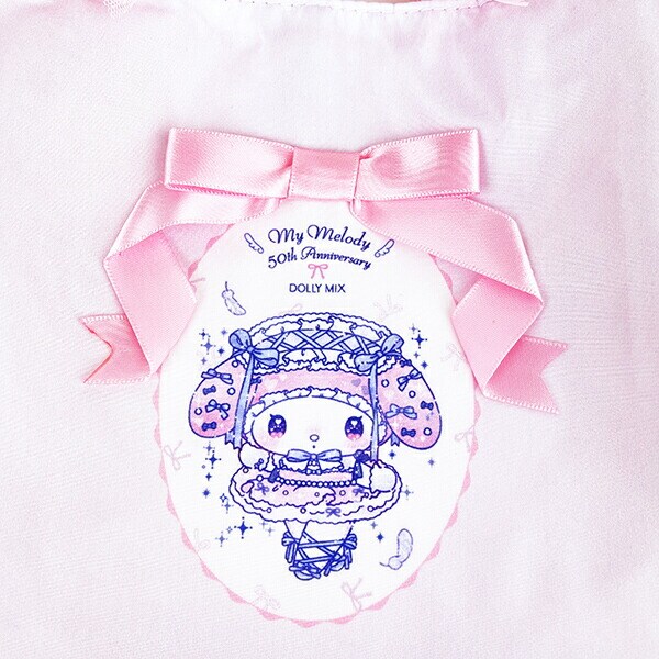 サンリオ マイメロディ 50th×DOLLY MIX フリルスクエアハンドバッグ ライトピンク ランチ Sanrio