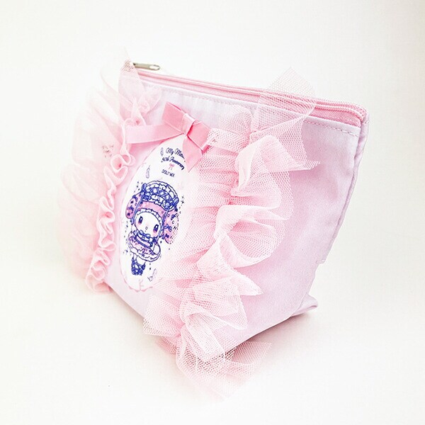 サンリオ マイメロディ 50th×DOLLY MIX フリル舟形ティッシュポーチ ライトピンク Sanrio