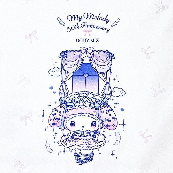 サンリオ マイメロディ 50th×DOLLY MIX フリル巾着 ライトピンク Sanrio