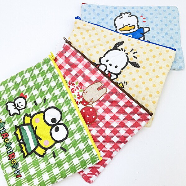 サンリオ けろけろけろっぴ キルティングポーチ 日本製 Sanrio