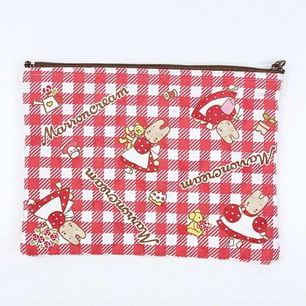 サンリオ マロンクリーム キルティングポーチ 日本製 Sanrio