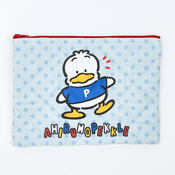 サンリオ あひるのペックル キルティングポーチ 日本製 Sanrio