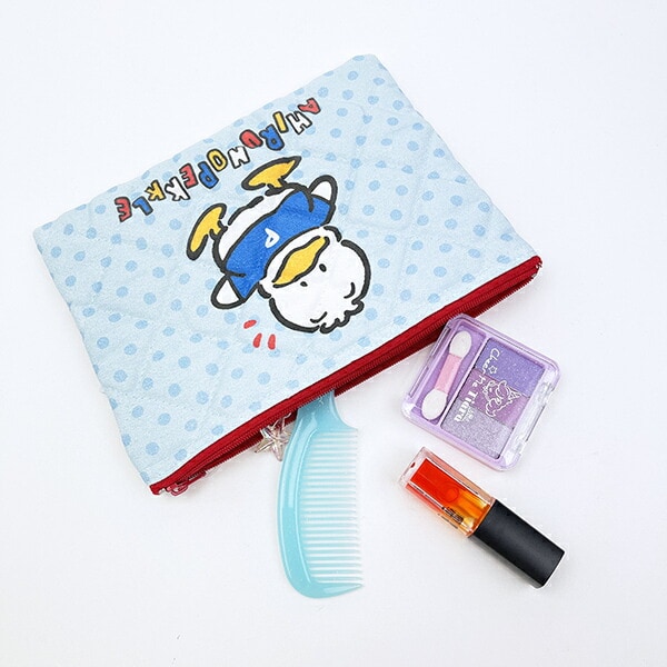 サンリオ あひるのペックル キルティングポーチ 日本製 Sanrio