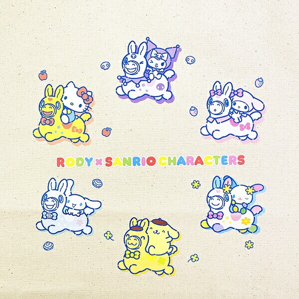 ロディ × サンリオキャラクターズ トートバッグ ナチュラル Sanrio