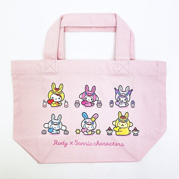ロディ × サンリオ ランチトートバッグ 着ぐるみ ピンク Sanrio