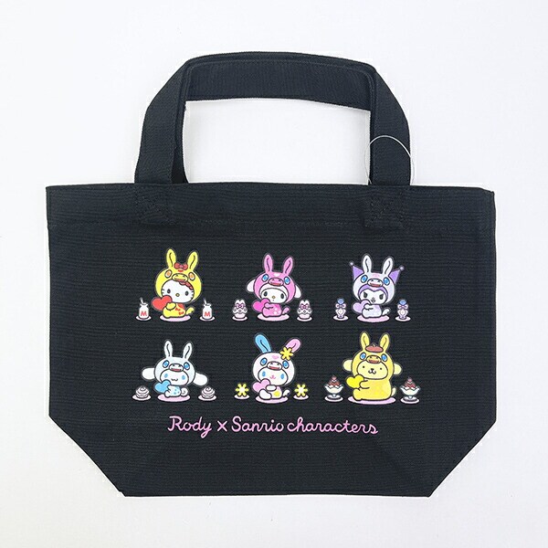 ロディ × サンリオ ランチトートバッグ 着ぐるみ ブラック Sanrio