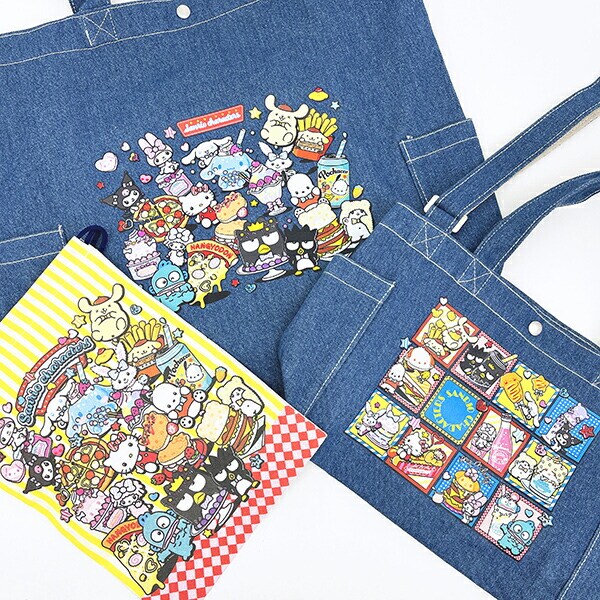 サンリオキャラクターズ デニムトートバッグ アメリカンダイナーシリーズ Sanrio
