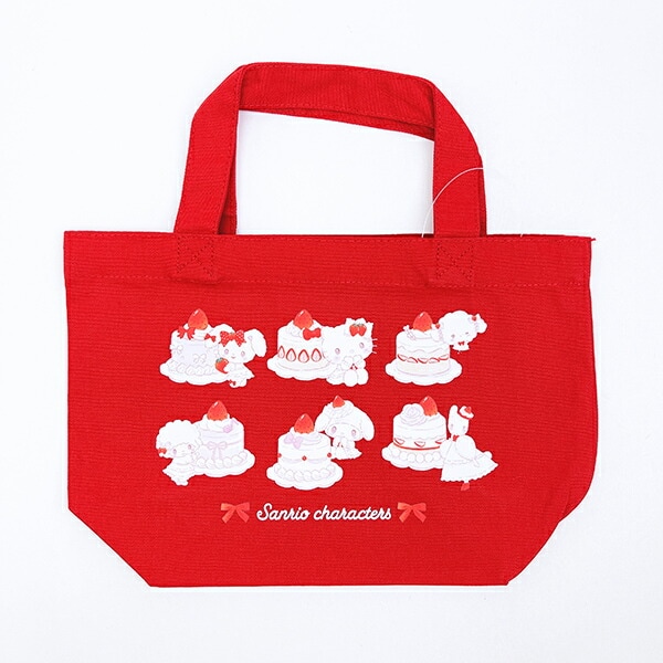 サンリオキャラクターズ ランチトートバッグ レッド (ショートケーキ) スイートケーキコレクション Sanrio