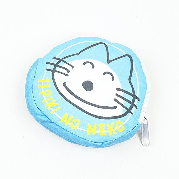 11ぴきのねこ カオ エコバッグ (ブルー)