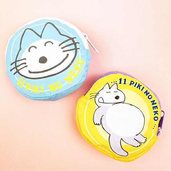 11ぴきのねこ カオ エコバッグ (ブルー)