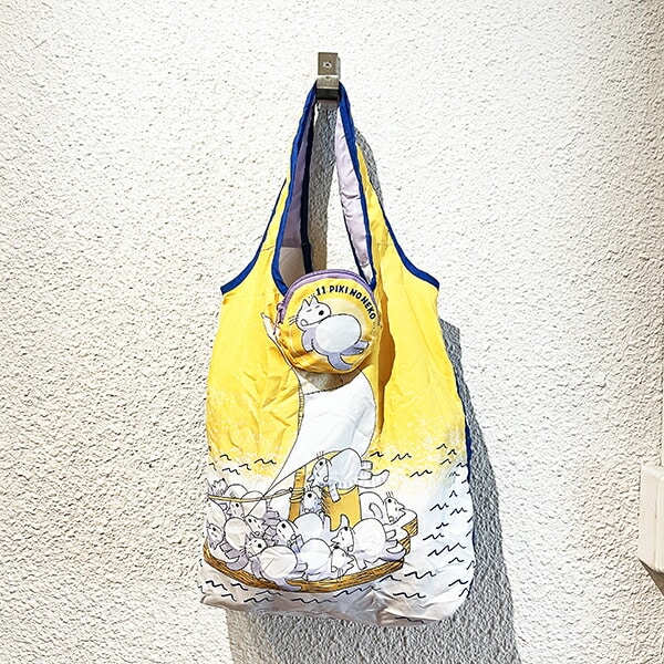 11ぴきのねこ おなか エコバッグ (イエロー)