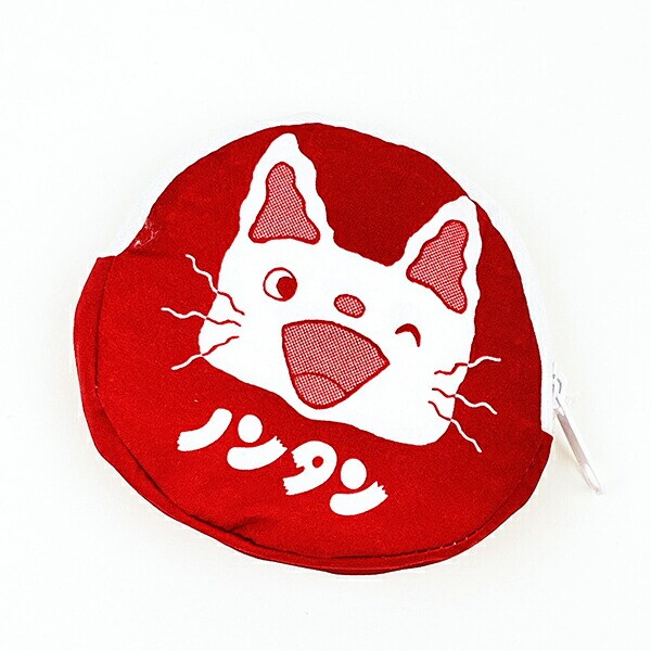 ノンタン にんにん エコバッグ (レッド)