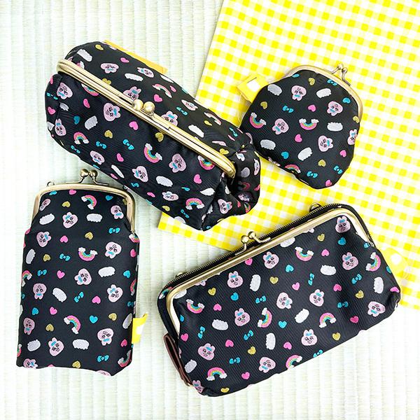 おぱんちゅうさぎ ジャガードがま口財布 （チラシ柄） 小銭入れ