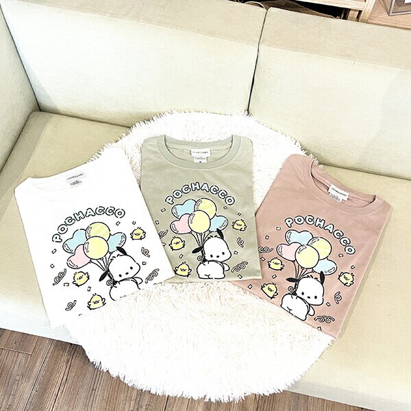サンリオ ポチャッコ 35周年(35th) Ｔシャツ グリーン Sanrio