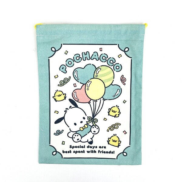 サンリオ ポチャッコ 35周年(35th) 巾着 日本製 Sanrio