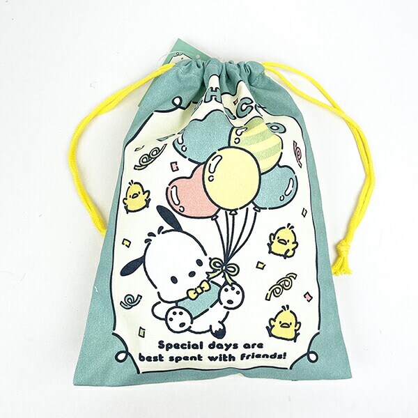 サンリオ ポチャッコ 35周年(35th) 巾着 日本製 Sanrio