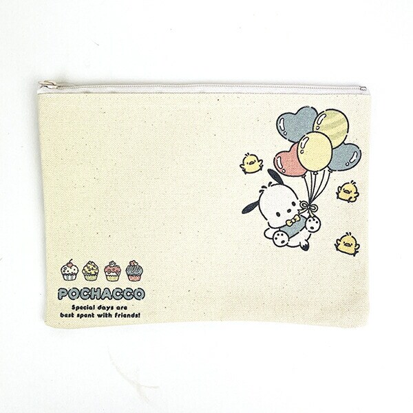 サンリオ ポチャッコ 35周年(35th) フラットポーチ 日本製 Sanrio