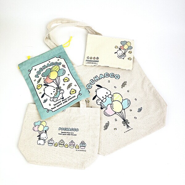 サンリオ ポチャッコ 35周年(35th) フラットポーチ 日本製 Sanrio