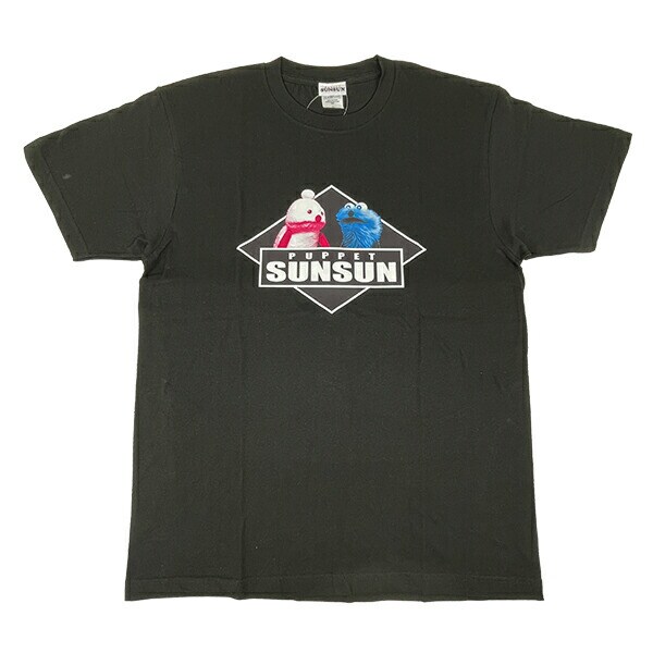 パペットスンスン ひしがた Tシャツ(L) ブラック アパレル