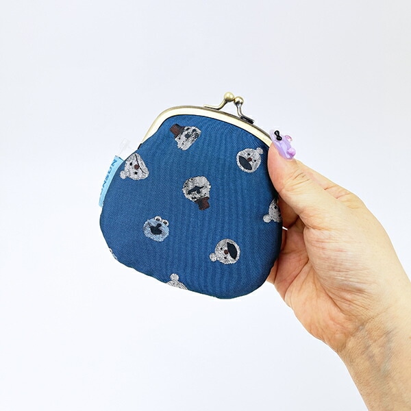 パペットスンスン ジャガードがま口財布(総柄) 小銭入れ