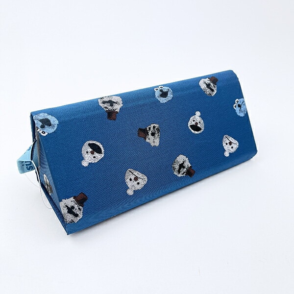 パペットスンスン ジャガード折りたたみメガネケース(総柄)