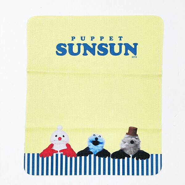 パペットスンスン ジャガード折りたたみメガネケース(総柄)