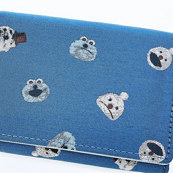 パペットスンスン ジャガードカードケース(総柄)