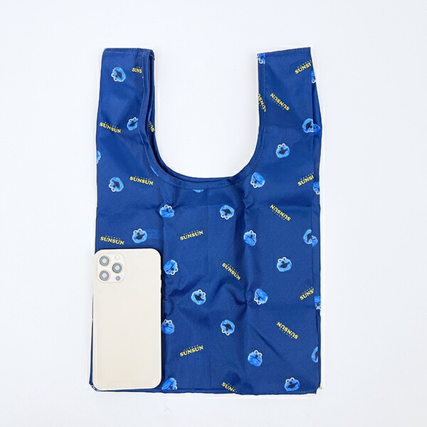 パペットスンスン ポーチ付きエコバッグ