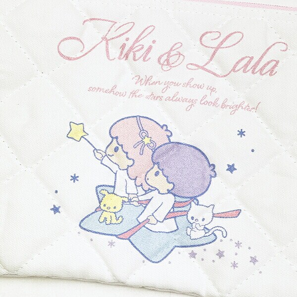 サンリオ キキララ キルティングポーチ(星空レトロ) 日本製 Sanrio