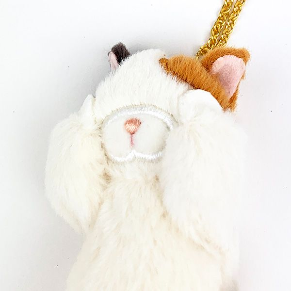りぶはあと くびねっこ マスコット ミケネコ ボールチェーン キーホルダー ぬいぐるみ