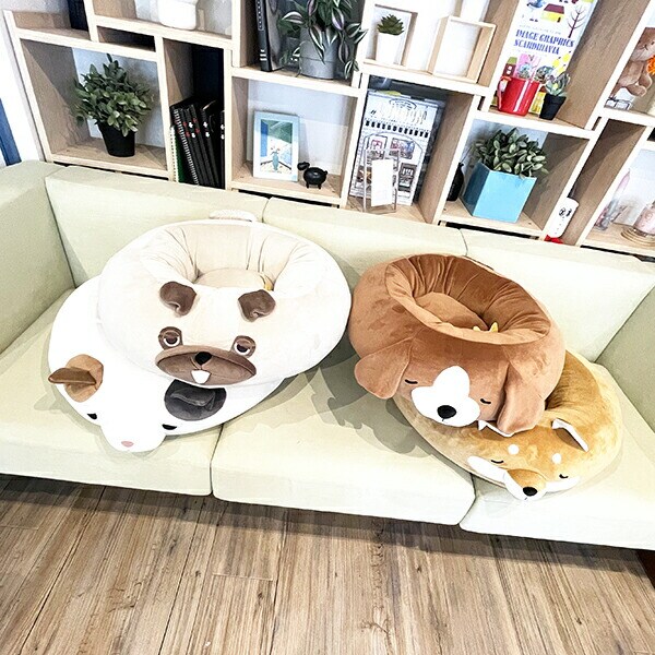 フィールペットマシュマロ ラウンドベッド ビッキー ペット用品