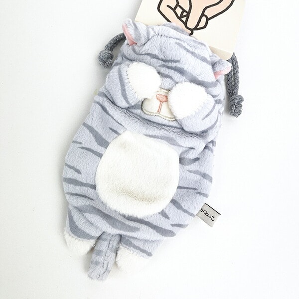 くびねっこ サバトラ 巾着 りぶはあと