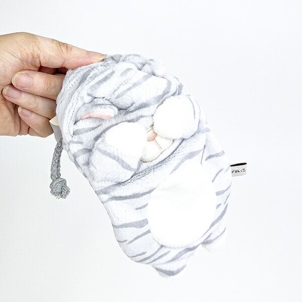 くびねっこ サバトラ 巾着 りぶはあと