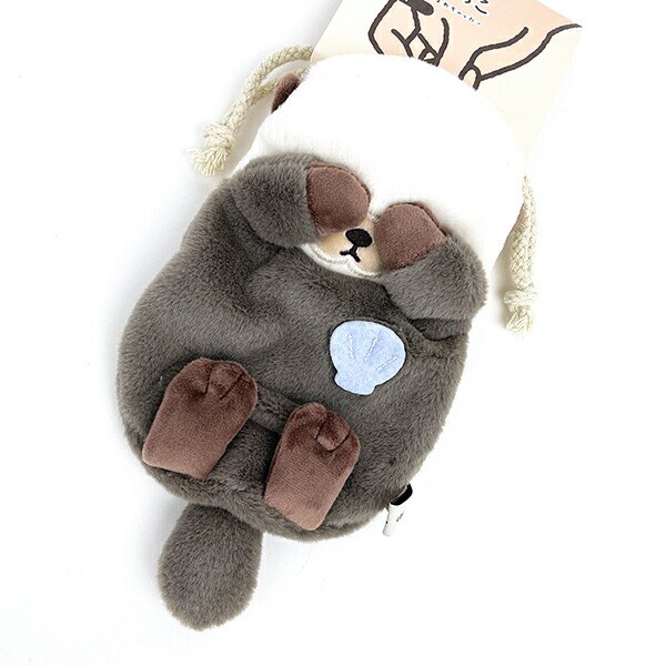 くびねっこ ラッコ 巾着 りぶはあと