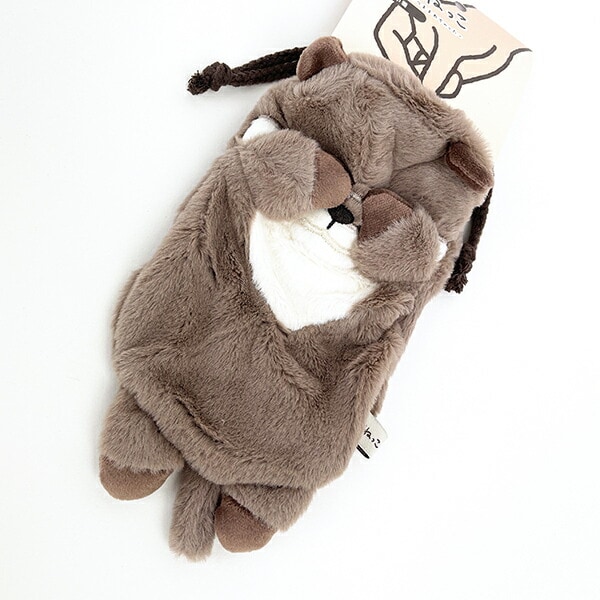 くびねっこ カワウソ 巾着 りぶはあと