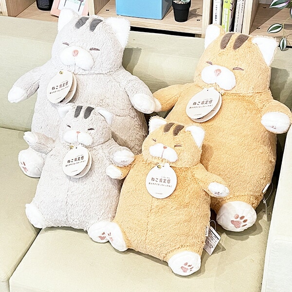 ねこ肯定感 さばとらのさば ぬいぐるみ (L)