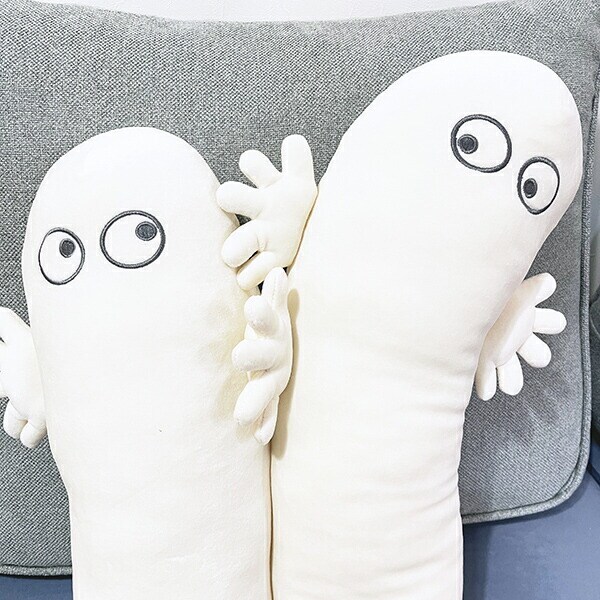 ムーミン ニョロニョロ モチハグ抱きまくら(M) ぬいぐるみ MOOMIN