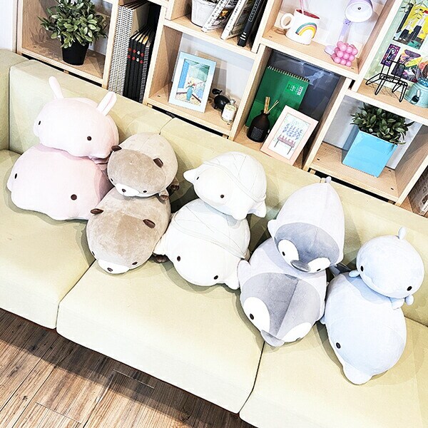 マシュマロアクアミエ カワウソ クールボルスター(L) ぬいぐるみ りぶはあと