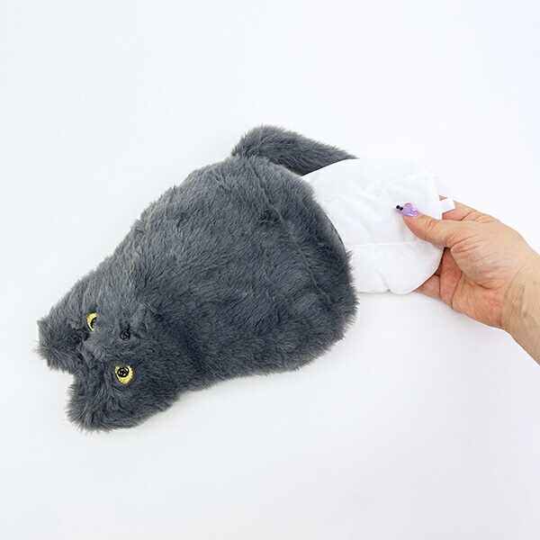 ふわもこアニマル ねこ ボディーウォーマー りぶはあと