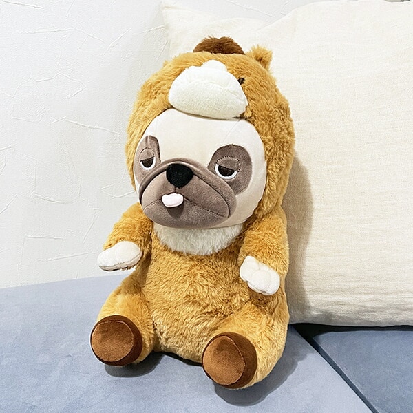 プレミアムねむねむアニマルズ ハナ フード座り抱きまくら(M) 抱き枕 寝具 ぬいぐるみ