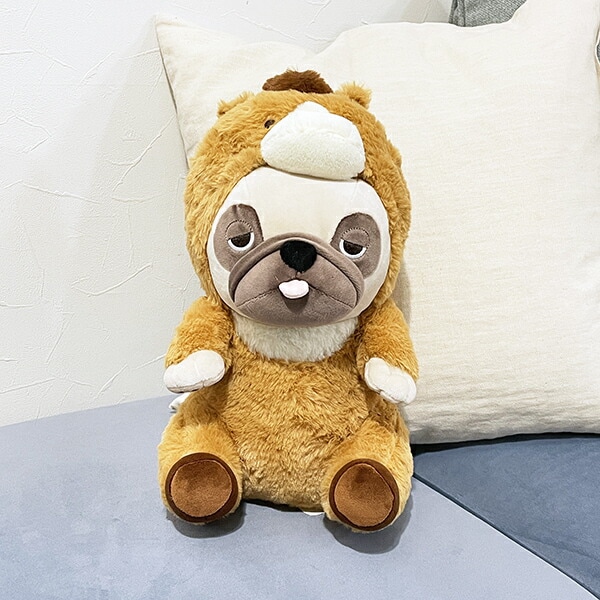 プレミアムねむねむアニマルズ ハナ フード座り抱きまくら(M) 抱き枕 寝具 ぬいぐるみ