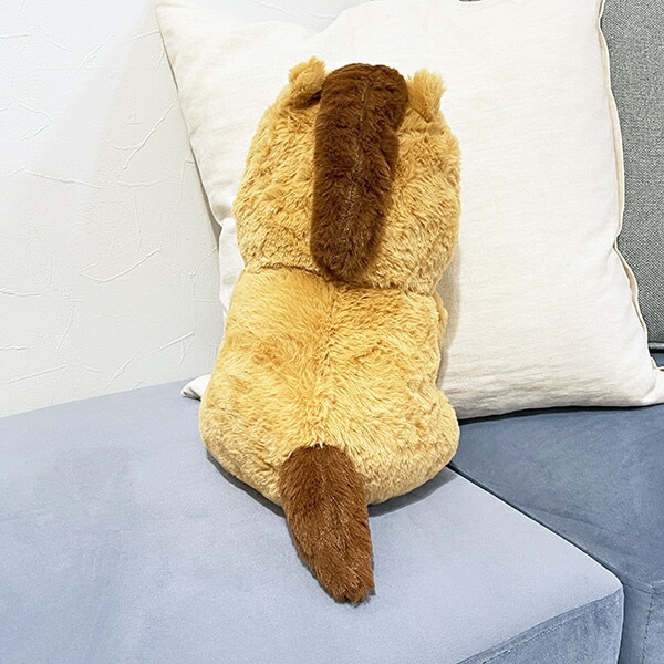 プレミアムねむねむアニマルズ コタロウ フード座り抱きまくら(M) 抱き枕 寝具 ぬいぐるみ