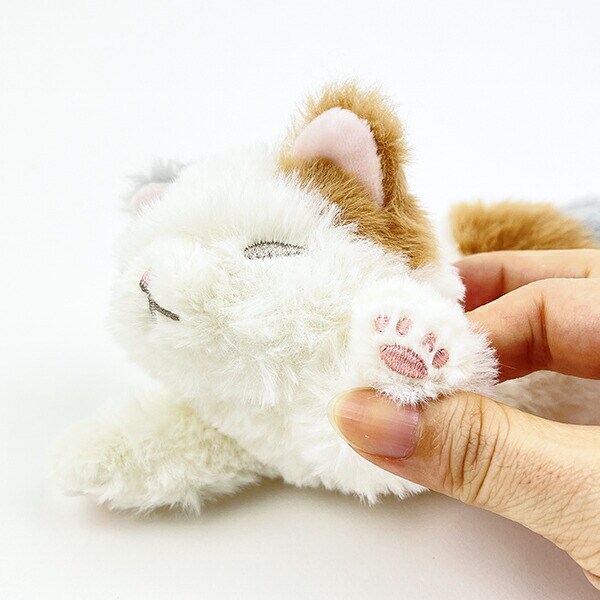 くたっとびより ミケネコ マスコット ぬいぐるみ