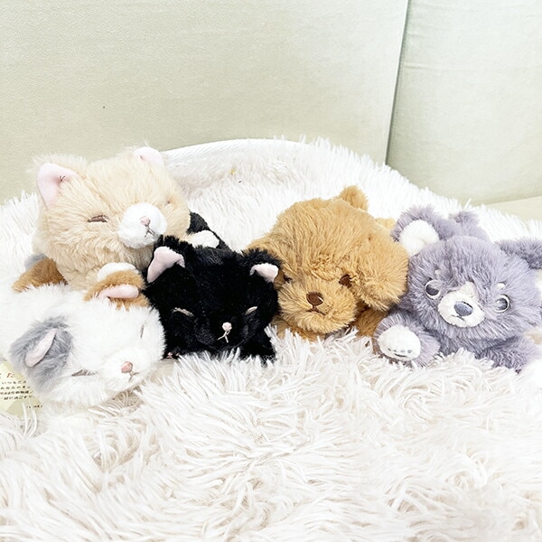 くたっとびより ミケネコ マスコット ぬいぐるみ