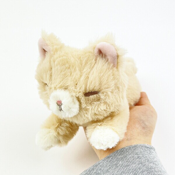 くたっとびより 茶ネコ マスコット ぬいぐるみ