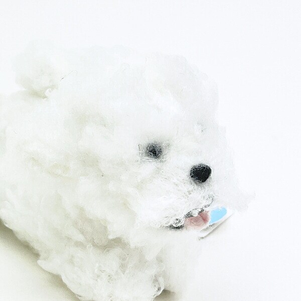 フラッピー ビションフリーゼ バッグチャーム キーホルダー マスコット りぶはあと