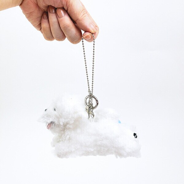 フラッピー ビションフリーゼ バッグチャーム キーホルダー マスコット りぶはあと