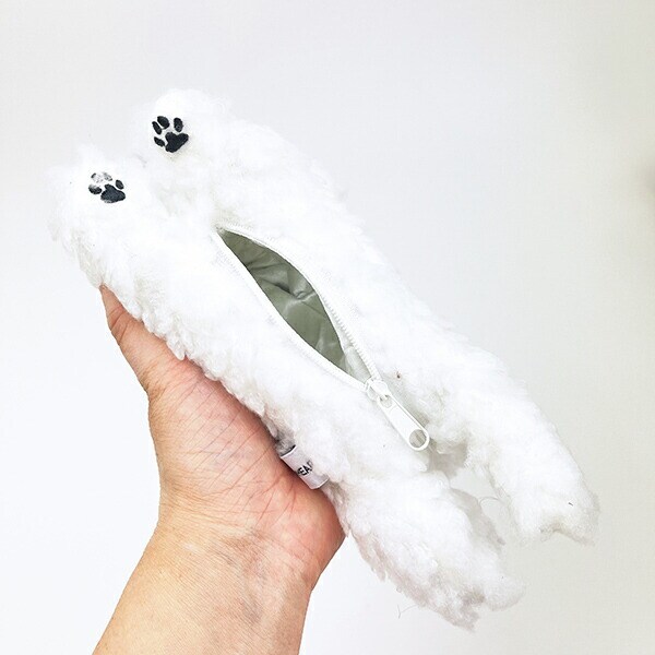 フラッピー ビションフリーゼ ポーチ ぬいぐるみ りぶはあと