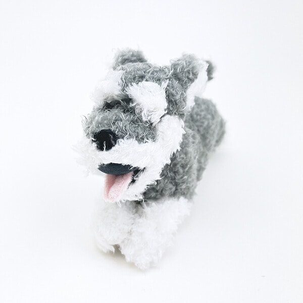 フラッピー ミニチュアシュナウザー ポーチ ぬいぐるみ りぶはあと